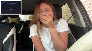 Braless Pit Stop In The Drive Thru With My Lush On Max!