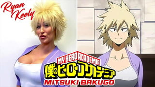 Camsoda – Sexy Milf Ryan Keely Cosplay As Mitsuki Bakugo Gets Cum On Bush