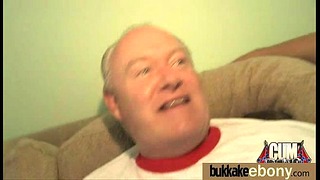 Ebony Gets Group Cumshots 10