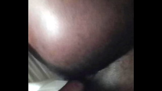 Ebony Takes White Cock