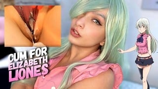 Elizabeth Liones Cosplay Babe Doing Ahegao Faces, Red Light Green Light Game, Do You Want To Play??