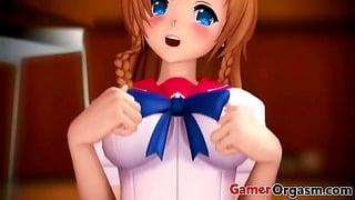 Gamerorgasm.com Adorable Teen 3D Hentai Girl