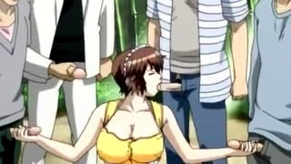 Gangbang And Bukkake With The Housekeeper – Uncensored Hentai