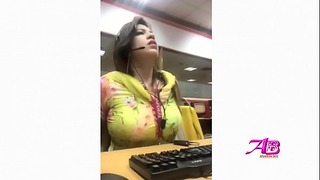 Imo Call With Big Boobs Girl In Call Center