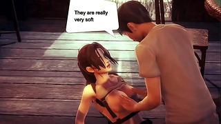 Lara Croft Cosplay Hentai Having Sex With A Man In New Animated Hentai Manga Video