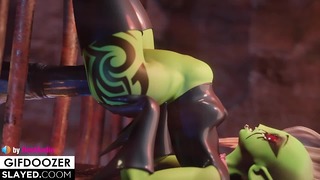 Lord Dominator Sex Machine Deep Anal With Belly Bulge And Cumflation 3D Animation With Sound