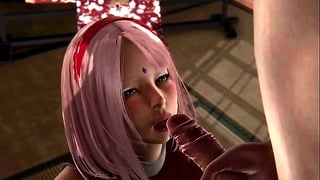 Made Sakura Suck L 3D Hentai Uncensored Naruto
