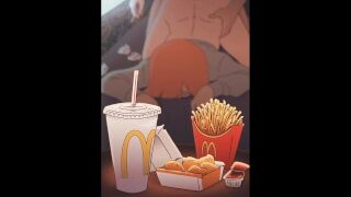 Mc Donald Hard Fucking After Mc Drive – Hottest Hentai Animation 60Fps Hentai