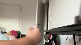 My Mom Caught My Husband Jerking And Watching Porn. She Wanted To Watch How He Cum.