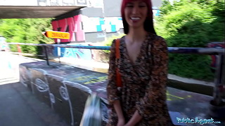 Public Agent Pretty Face Bubble Butt And Wet Pussy Public Sex