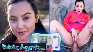 Public Agent – Young Spanish Brunette With Pert Tits Seduced In Public Into Outdoor Blowjob And Sex