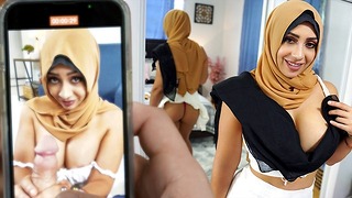 Religious Milf Lilly Hall Gives Younger Guy A Blowjob During Online Live Video – Hijab Mylfs