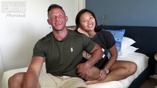 Ripped Dilf Heath Hooks Up With A Thick Asian Teen For His First Porn!