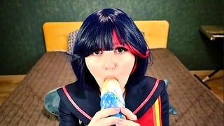 Ryuko Matoi Was Fucked By Naked Teacher In All Holes Until Anal Creampie – POV Cosplay Anime Spooky Boogie