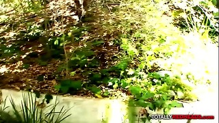 Sexy Redhead Screwed By An Older Man