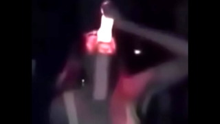 Slut Deepthroating Glowing Dildo