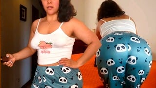 Stepmom Scolds Her Stepson And Asks Him For A Massage To Relieve Her Stress.