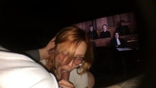 Teen Exhibitionist Couple Had Public Sex In Cinema
