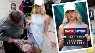 Skyler Storm Is An A-Level Athlete At School Who Gets Caught Shoplifting By A Horny Mall Cop
