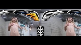 VIRTUAL PORN – Showering With Your StepSister Molly Little #VR