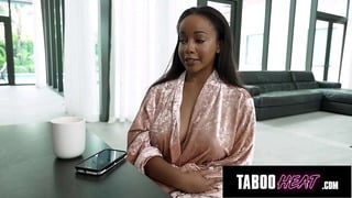 TABOOHEAT Ebony Stepmom LILY STARFIRE Gives Me ANAL For My Birthday!