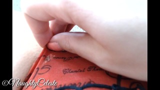 Pussy masturbation with intense orgasm