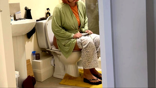Caught Step mom peeing