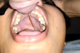 Pissing and cumming in my piss slave’s deep throat