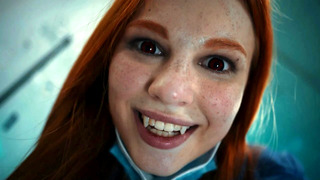 Horny Lesbian Vampires – Redhead Nurse Mesmerizes Brunette With Big Tits