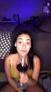 Tiktok live sexy girl Dow blouse and nipslip 5
