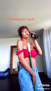 Jackie Cruz dancing on TikTok