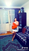 Aze Tiktok girl pantyhose feet
