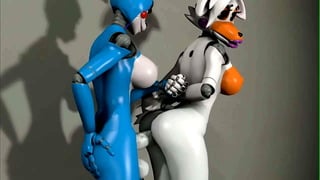 Toy Bonnie e Lolbit trasando