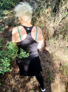Mature mom gets fucked outdoors during a forest walk