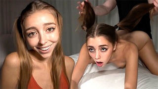 MANHANDLED BY HER ROOMMATE – Desperate Spanish Teen Fucked Like Meat – TIKTOK LIFE – Mary Popiense