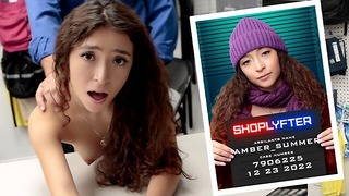Shoplifter Teenie Gets Caught Stealing Makeup On Christmas – Shoplyfter